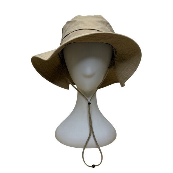 The North Face Unisex Khaki Polyester Bucket Sun Hat Adjustable Strap Size S/M - Picture 1 of 8